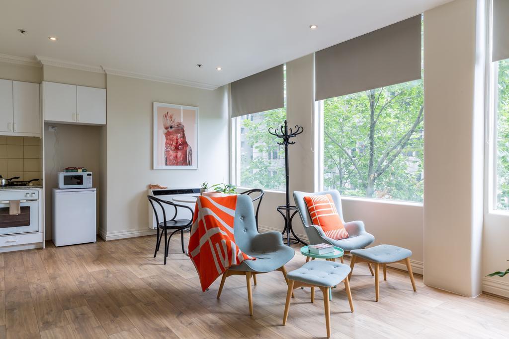 1 Exhibition Apartment Hotel Melbourne City Exterior foto